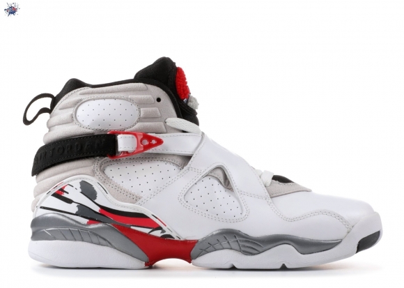 Meilleures Air Jordan 8 Retro (Gs) "Countdown Pack" Blanc Rouge Gris (305368-103)