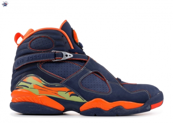 Meilleures Air Jordan 8 Retro Ls Marine Orange (316324-481)