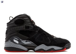 Meilleures Air Jordan 8 Retro Noir Rouge Gris (305381-022)