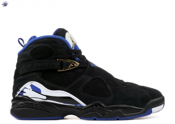 Meilleures Air Jordan 8 Retro "Promo Kentucky Madness" Noir Blanc Bleu (aj8-784284)