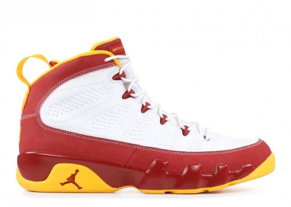 Meilleures Air Jordan 9 Retro "Bentley "Crawfish "Ellis" Blanc Orange Or (302370-140)