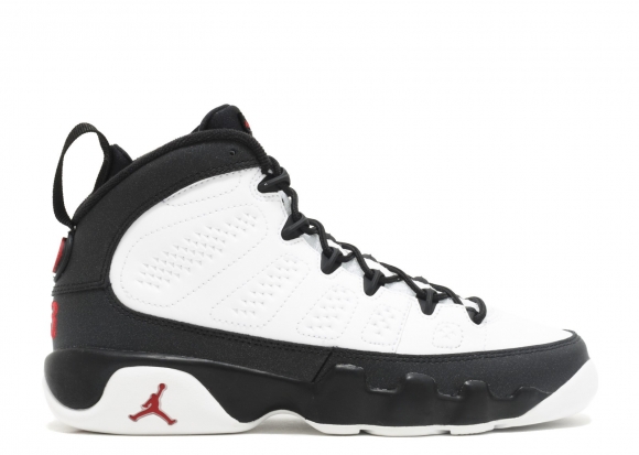 Meilleures Air Jordan 9 Retro Bg (Gs) "Space Jam" Blanc Noir (302359-112)