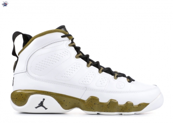 Meilleures Air Jordan 9 Retro (Gs) "Statue" Blanc Vert (302359-109)