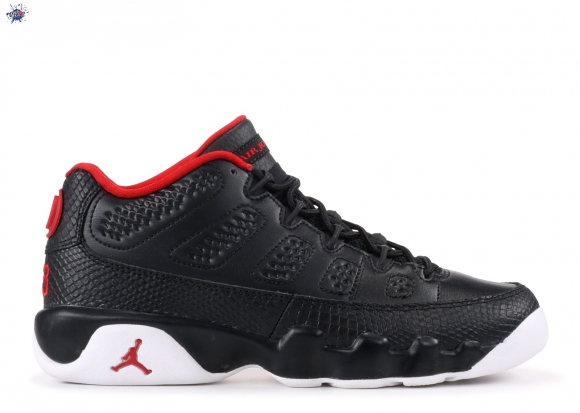 Meilleures Air Jordan 9 Retro Low (Gs) "Bred" Noir Rouge (833447-001)