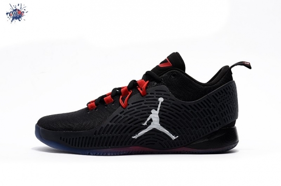 Meilleures Air Jordan CP3.X Noir Rouge Blanc