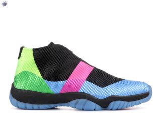 Meilleures Air Jordan Future Q54 "Quai 54" Noir Bleu (at9191-001)