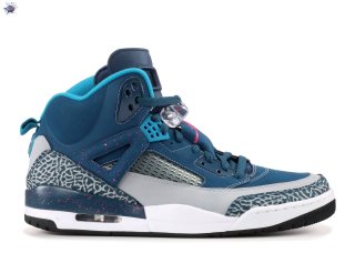 Meilleures Air Jordan Spiz'Ike Bleu Gris (315371-407)