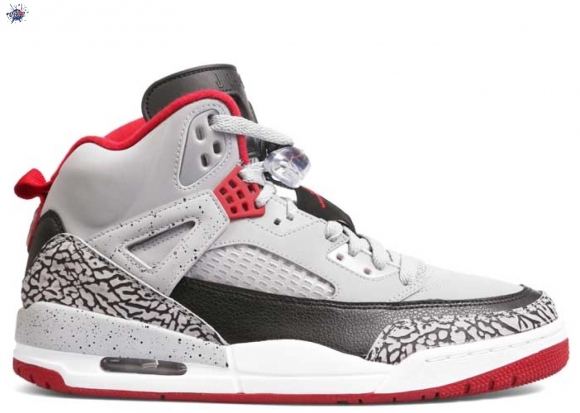 Meilleures Air Jordan Spiz'Ike Gris Noir Rouge (315371-003)