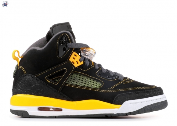 Meilleures Air Jordan Spiz'Ike (Gs) Noir Jaune (317321-030)