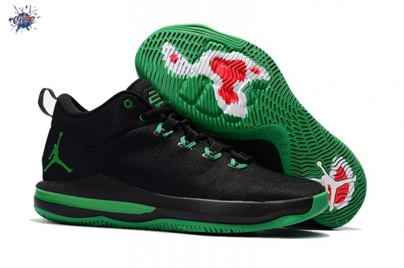 Meilleures Jordan CP3.X 10 Noir Vert Rouge