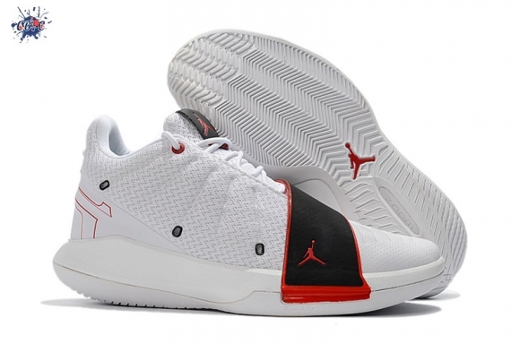 Meilleures Jordan CP3.Xi 11 Blanc Rouge Noir