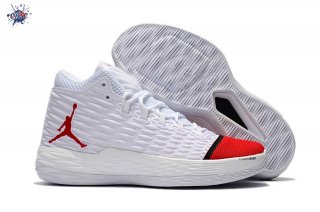 Meilleures Jordan Melo M13 Blanc Rouge