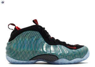 Meilleures Nike Air Foamposite One "Gone Fishing" Noir Vert (575420-300)