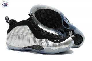 Meilleures Nike Air Foamposite One Métallique Argent Noir