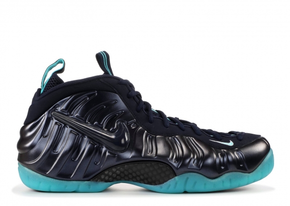 Meilleures Nike Air Foamposite Pro "Aqua" Noir Bleu (624041-402)