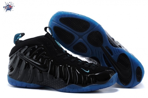 Meilleures Nike Air Foamposite Pro Noir Bleu