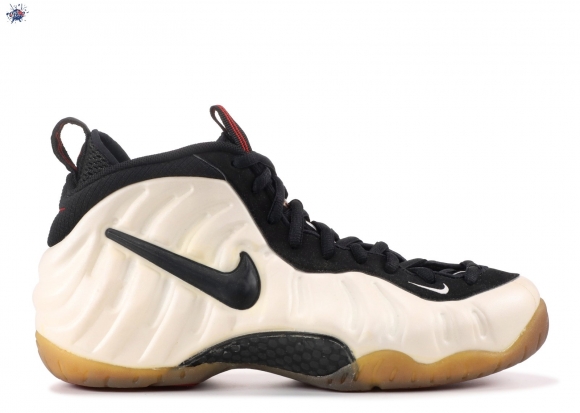 Meilleures Nike Air Foamposite Pro Pearl Blanc Noir (830027-101)