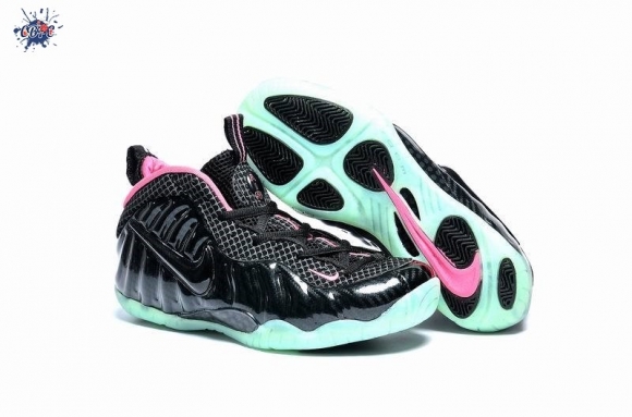 Meilleures Nike Air Foamposite Pro "Yeezy" Noir Menthe Rose