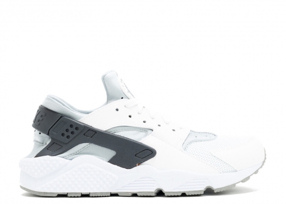 Meilleures Nike Air Huarache Blanc Gris Noir (318429-103)