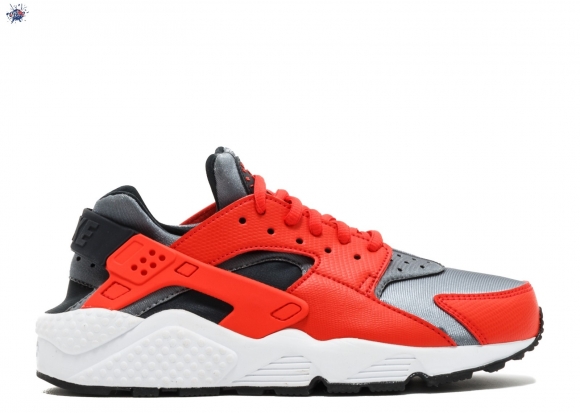 Meilleures Nike Air Huarache Run Orange Gris (634835-802)