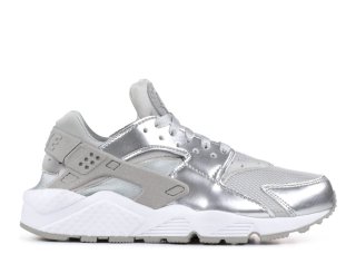 Meilleures Nike Air Huarache Run Prm "Métallique Argent" Métallique Argent (683818-001)