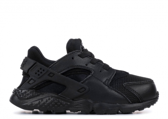 Meilleures Nike Air Huarache Run (Ps) "Triple Noir" Noir (704950-016)