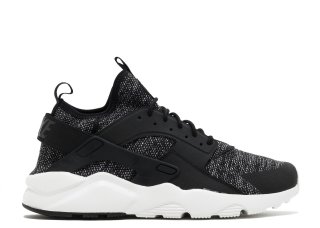 Meilleures Nike Air Huarache Run Ultra Br Noir Blanc (833147-003)