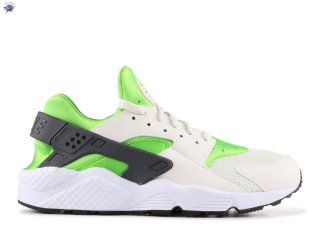 Meilleures Nike Air Huarache Vert Blanc (318429-304)