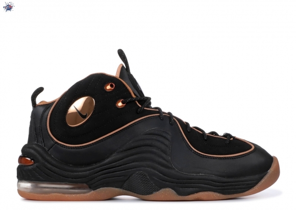 Meilleures Nike Air Penny 2 "Copper" Noir Marron (392091-001)