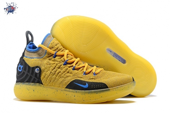 Meilleures Nike KD XI 11 Jaune Noir Bleu