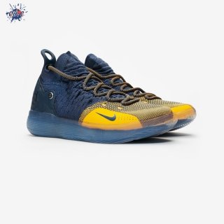 Meilleures Nike KD XI 11 Marine Jaune (ao2604-400)