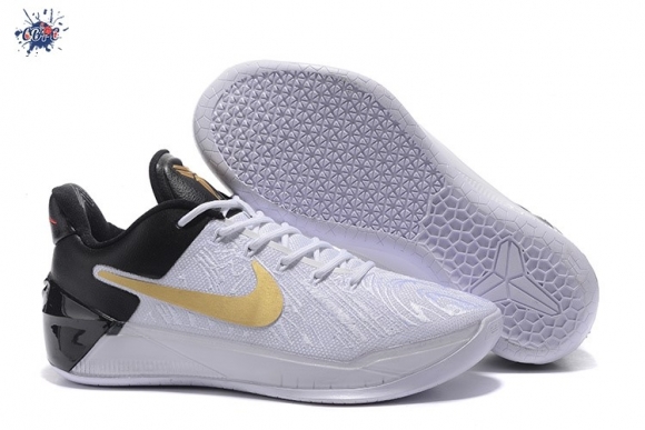 Meilleures Nike Kobe A.D. Bhm Blanc Noir Métallique Or