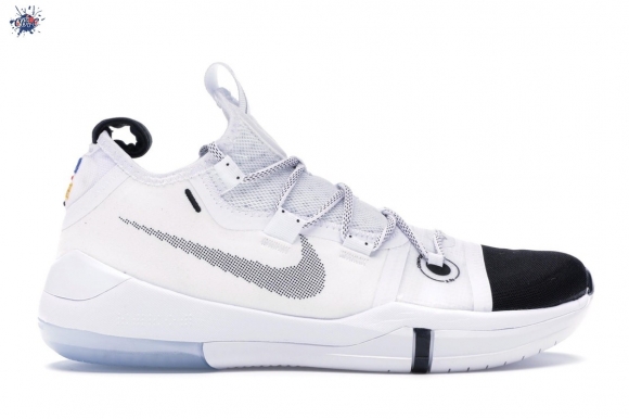 Meilleures Nike Kobe A.D. "Black Toe" Blanc Noir (ar5515-100)