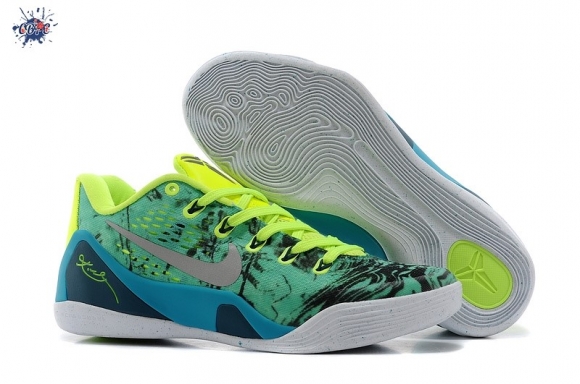 Meilleures Nike Kobe IX 9 Easter Volt Vert Argent