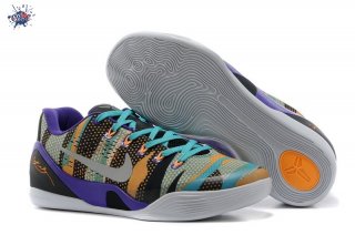 Meilleures Nike Kobe IX 9 Pourpre Bleu Multicolore