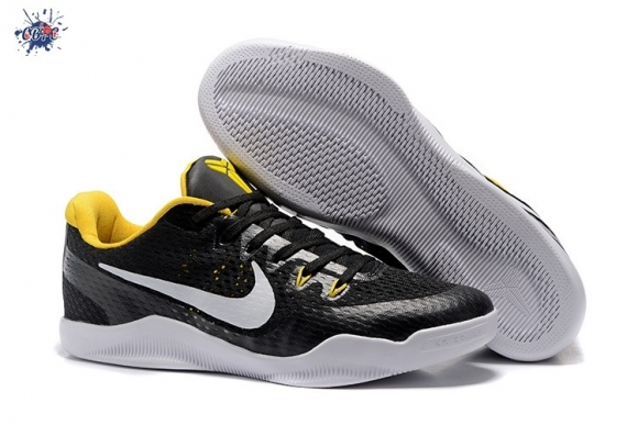 Meilleures Nike Kobe XI 11 Em Noir Jaune