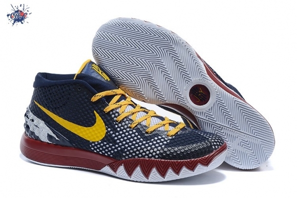 Meilleures Nike Kyrie Irving I 1 Marine Rouge Jaune