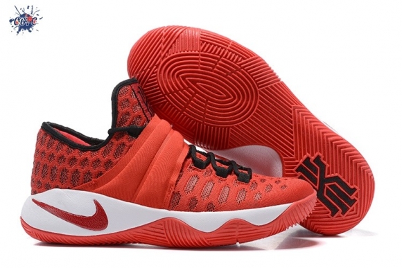 Meilleures Nike Kyrie Irving II 2 Flyknit Rouge Noir