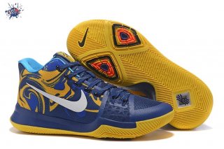 Meilleures Nike Kyrie Irving III 3 Marine Jaune Bleu