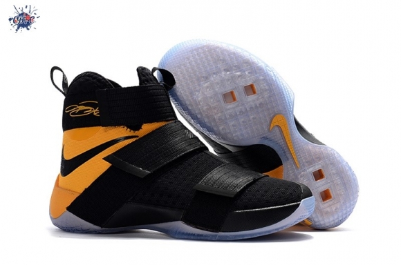 Meilleures Nike Lebron Soldier X 10 Sfg Noir Jaune