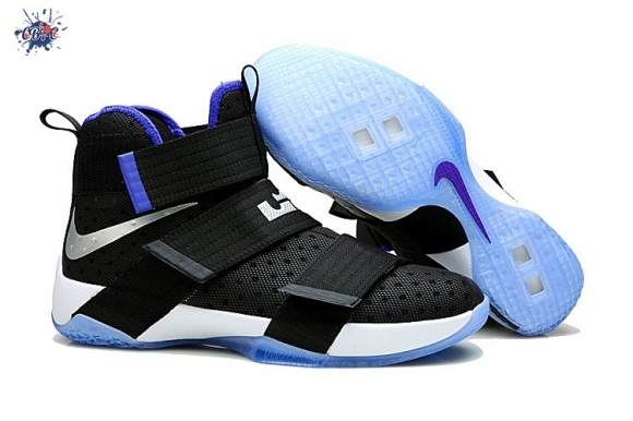 Meilleures Nike Lebron Soldier X 10 "Space Jam" Noir Argent