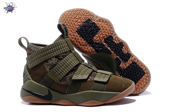 Meilleures Nike Lebron Soldier XI 11 Olive Noir