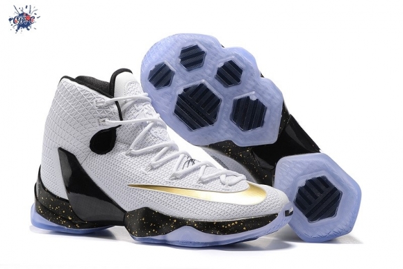 Meilleures Nike Lebron XIII 13 Elite Métallique Or Blanc