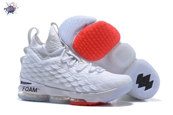 Meilleures Nike Lebron XV 15 Blanc Rouge