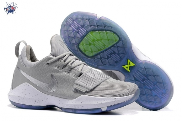 Meilleures Nike PG 1 Gris Argent Volt