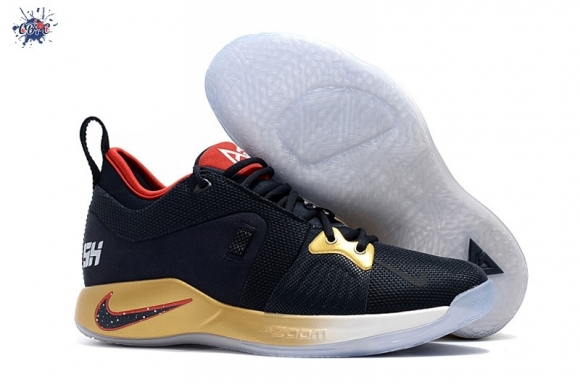 Meilleures Nike PG 2 Marine Or Rouge