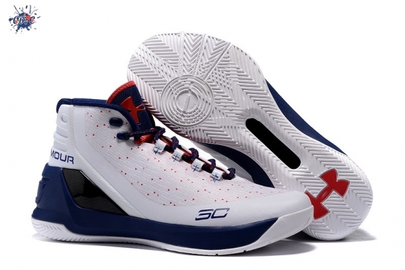 Meilleures Under Armour Curry 3 Blanc Marine