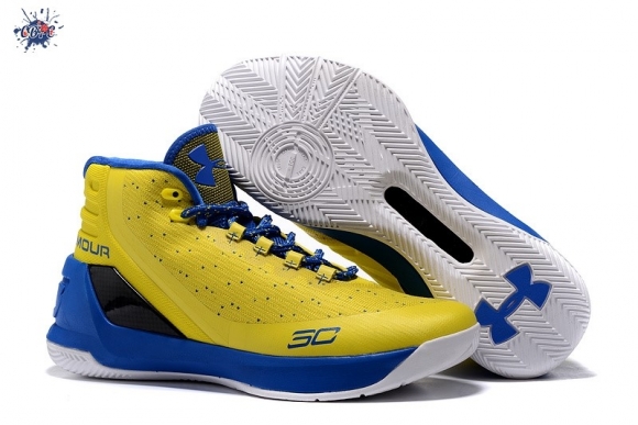 Meilleures Under Armour Curry 3 Jaune Blanc