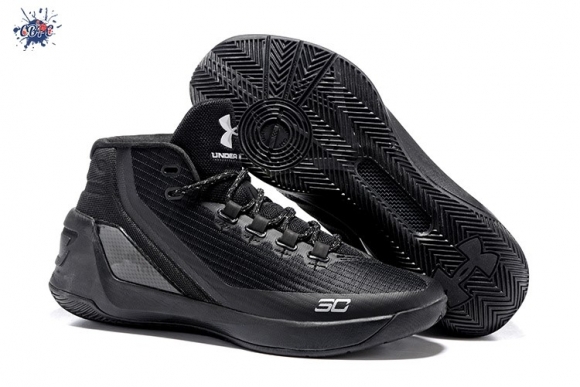 Meilleures Under Armour Curry 3 Tout Noir