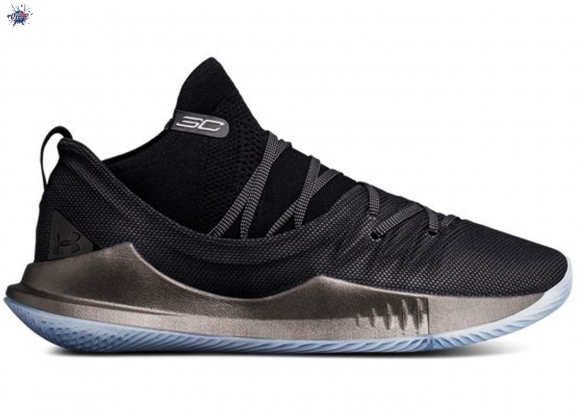 Meilleures Under Armour Curry 5 "Pi Day" Noir Métallique Or (3020657-002)